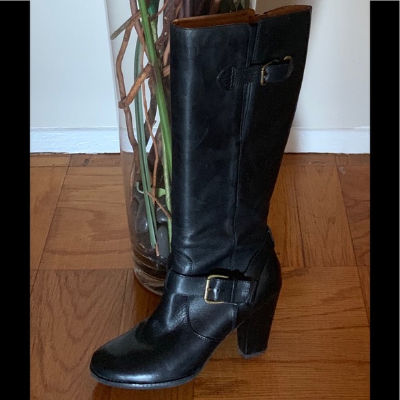 clarks tall boots wide calf